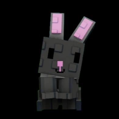 Black Bunny - Rare Seed Harvest Pet